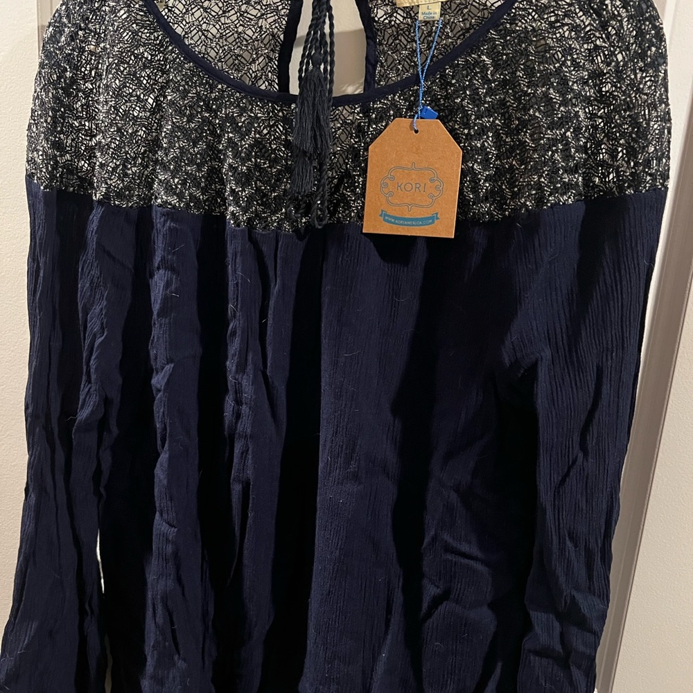 Kori Navy Blue Top